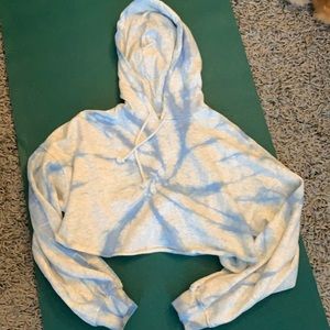 H&M fleece cropped sweatshirt